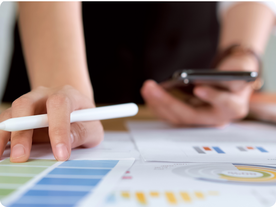 情報を設計しているイメージ